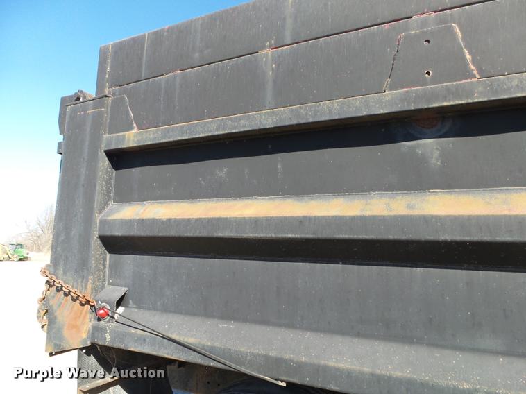 image for item DA2593 1997 shop built end dump trailer