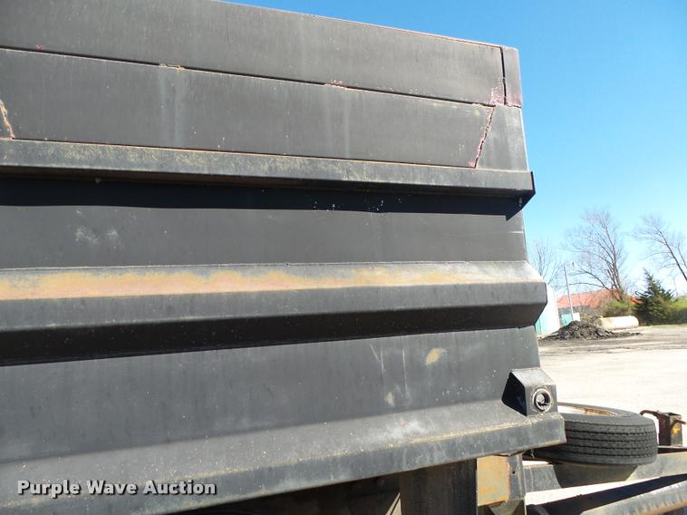 image for item DA2593 1997 shop built end dump trailer