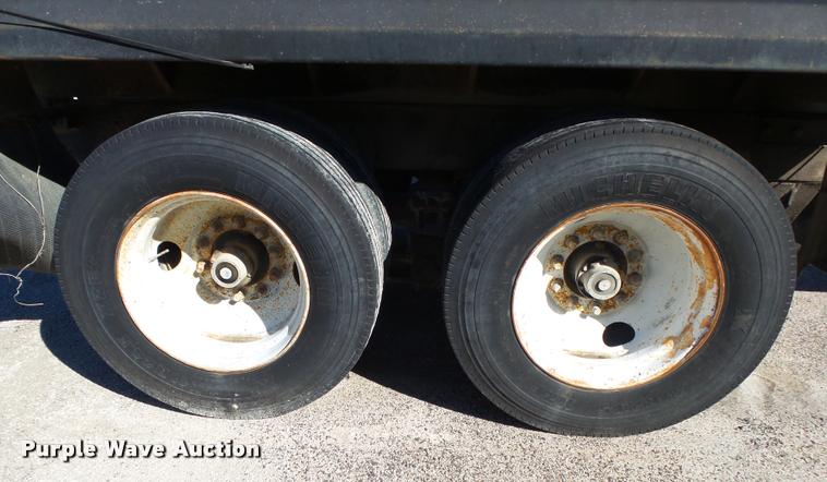 image for item DA2593 1997 shop built end dump trailer