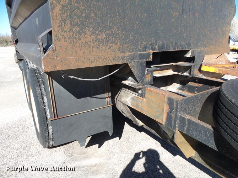 image for item DA2593 1997 shop built end dump trailer