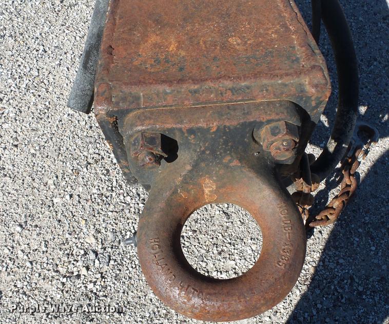 image for item DA2593 1997 shop built end dump trailer