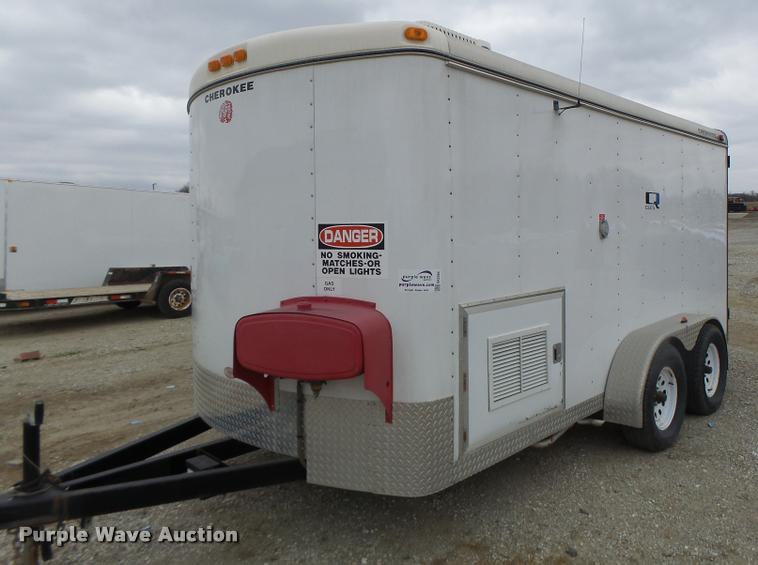 image for item DA3364 2008 Cherokee enclosed trailer with Cues Pro Data 2000 sewer camera system