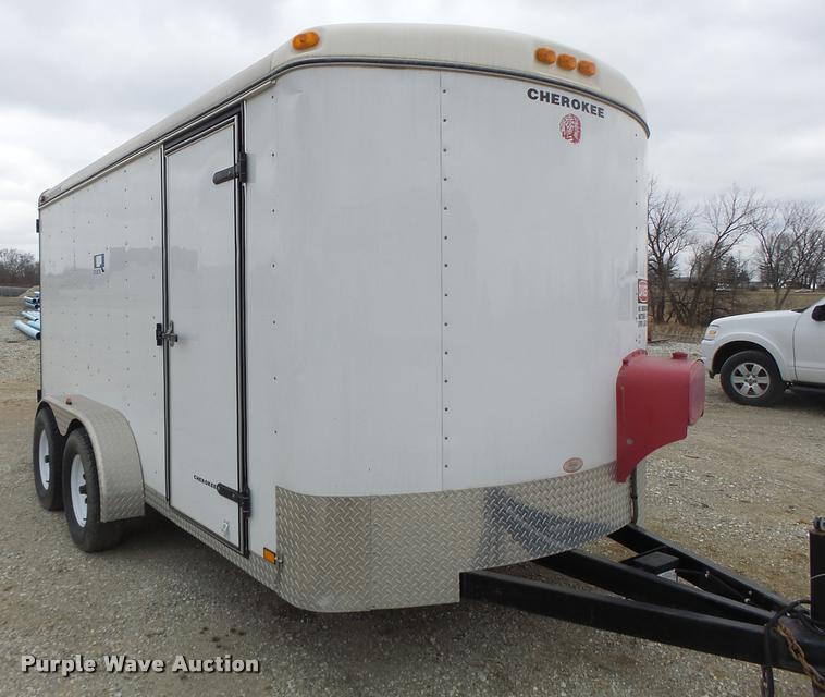 image for item DA3364 2008 Cherokee enclosed trailer with Cues Pro Data 2000 sewer camera system