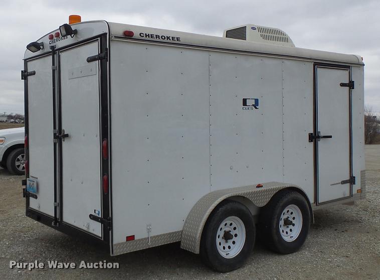 image for item DA3364 2008 Cherokee enclosed trailer with Cues Pro Data 2000 sewer camera system