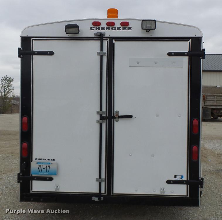 image for item DA3364 2008 Cherokee enclosed trailer with Cues Pro Data 2000 sewer camera system