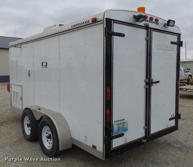 image for item DA3364 2008 Cherokee enclosed trailer with Cues Pro Data 2000 sewer camera system