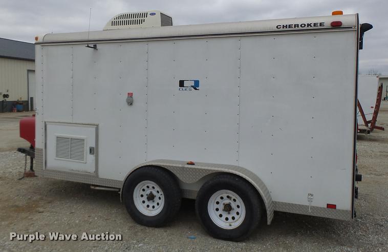 image for item DA3364 2008 Cherokee enclosed trailer with Cues Pro Data 2000 sewer camera system