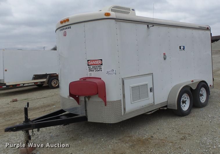 image for item DA3364 2008 Cherokee enclosed trailer with Cues Pro Data 2000 sewer camera system