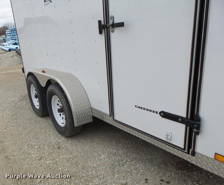 image for item DA3364 2008 Cherokee enclosed trailer with Cues Pro Data 2000 sewer camera system
