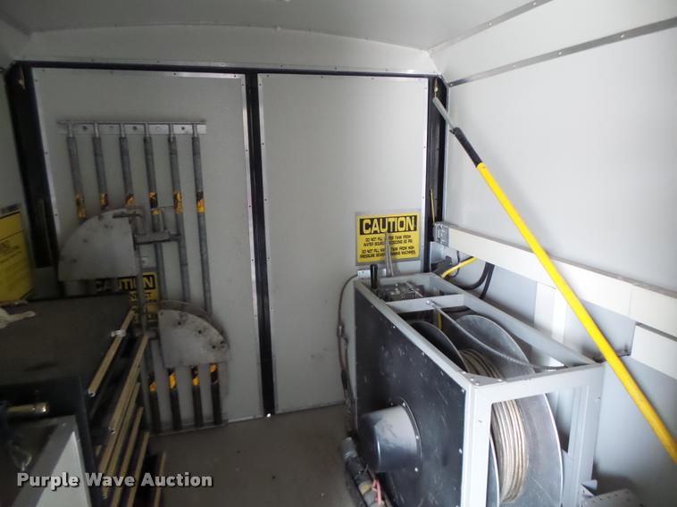 image for item DA3364 2008 Cherokee enclosed trailer with Cues Pro Data 2000 sewer camera system