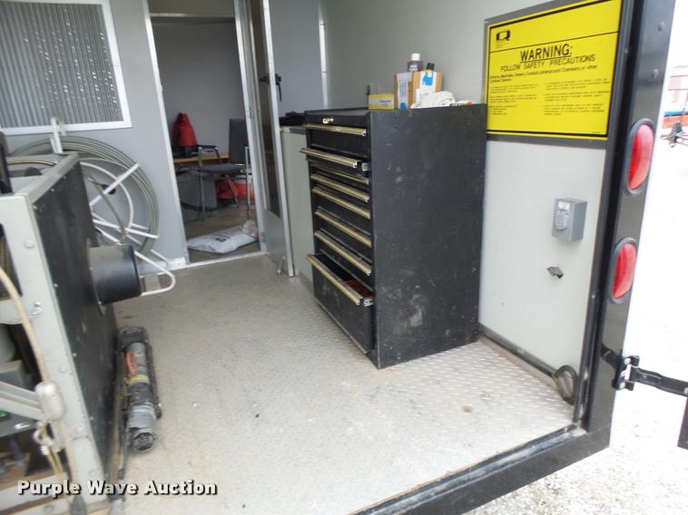 image for item DA3364 2008 Cherokee enclosed trailer with Cues Pro Data 2000 sewer camera system