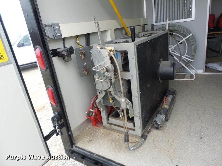 image for item DA3364 2008 Cherokee enclosed trailer with Cues Pro Data 2000 sewer camera system