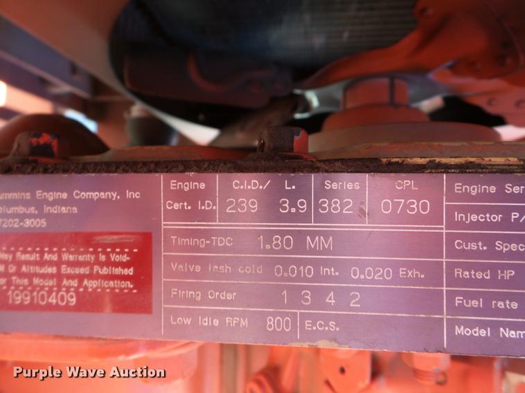 image for item DA7386 1991 Eager Beaver 290 chipper