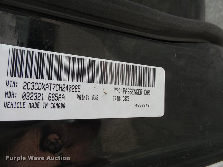 image for item DB0527 2012 Dodge Charger Police