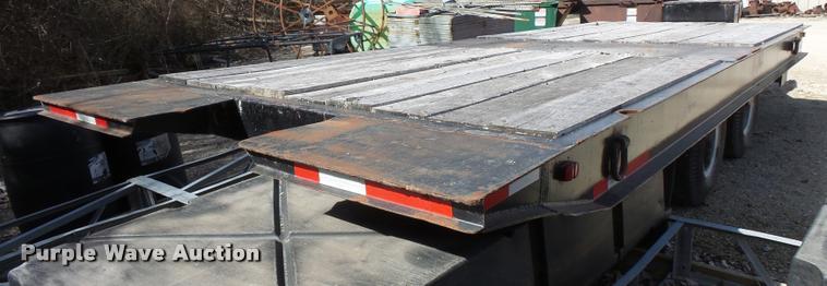 image for item DB1501 1973 Birmingham tilt deck equipment trailer