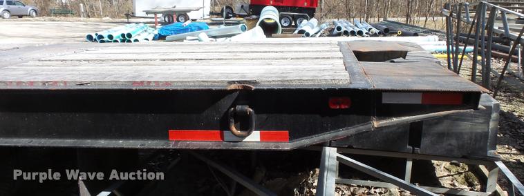 image for item DB1501 1973 Birmingham tilt deck equipment trailer