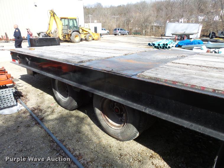 image for item DB1501 1973 Birmingham tilt deck equipment trailer