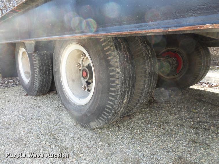 image for item DB1501 1973 Birmingham tilt deck equipment trailer