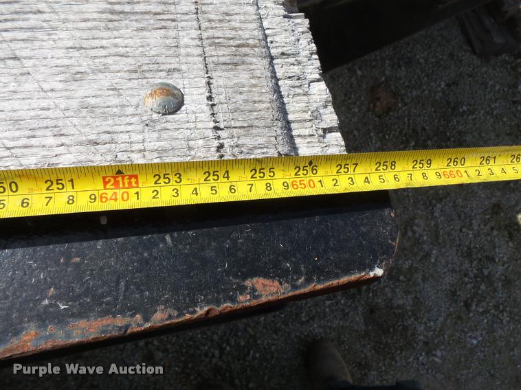 image for item DB1501 1973 Birmingham tilt deck equipment trailer