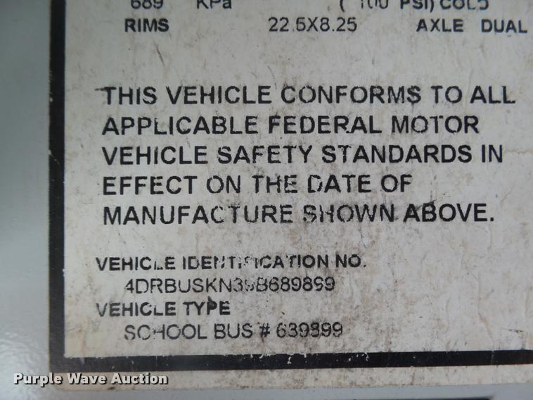 image for item DB1936 2009 International CE school bus