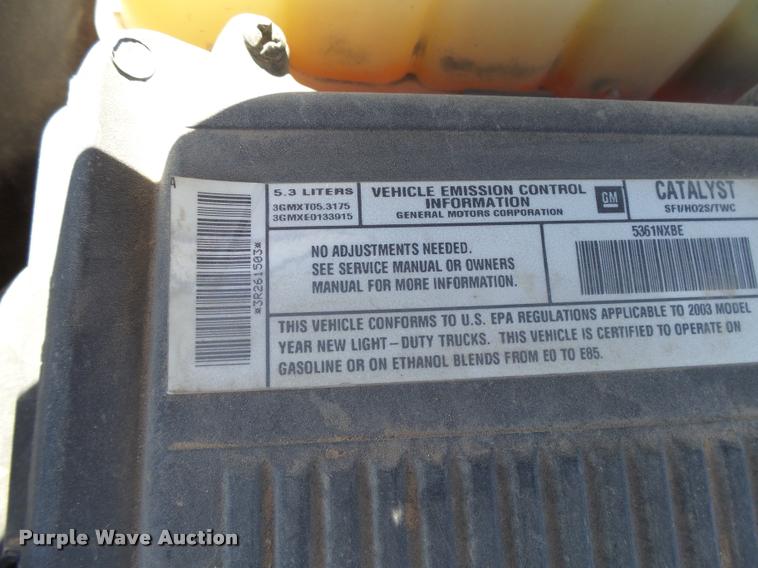 image for item DB1938 2003 Chevrolet Tahoe SUV