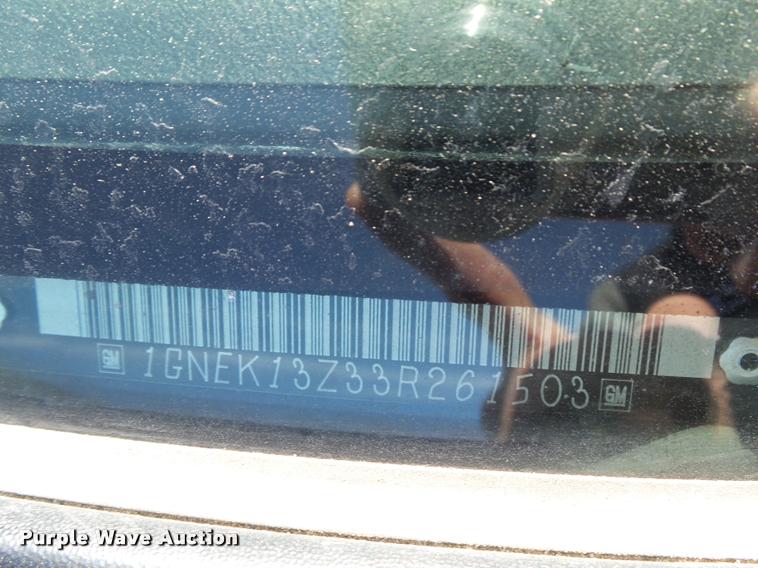 image for item DB1938 2003 Chevrolet Tahoe SUV