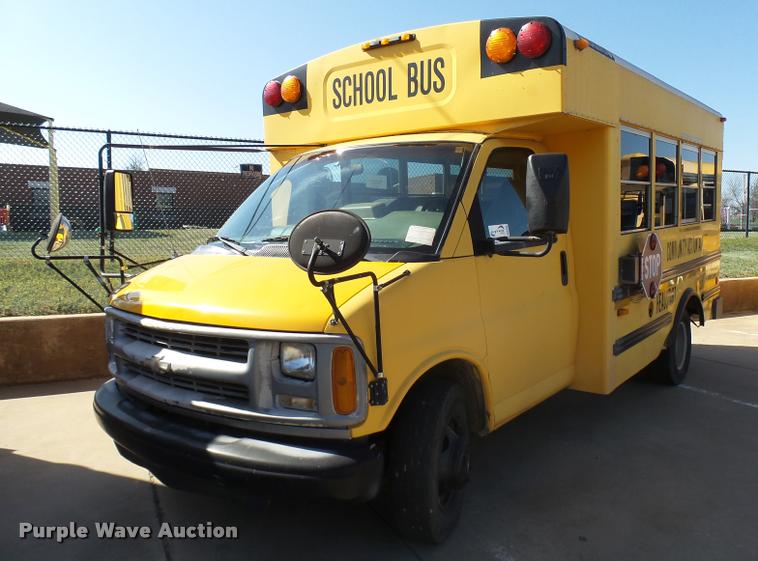 image for item DB2484 1999 Chevrolet Express 3500 Cargo school bus
