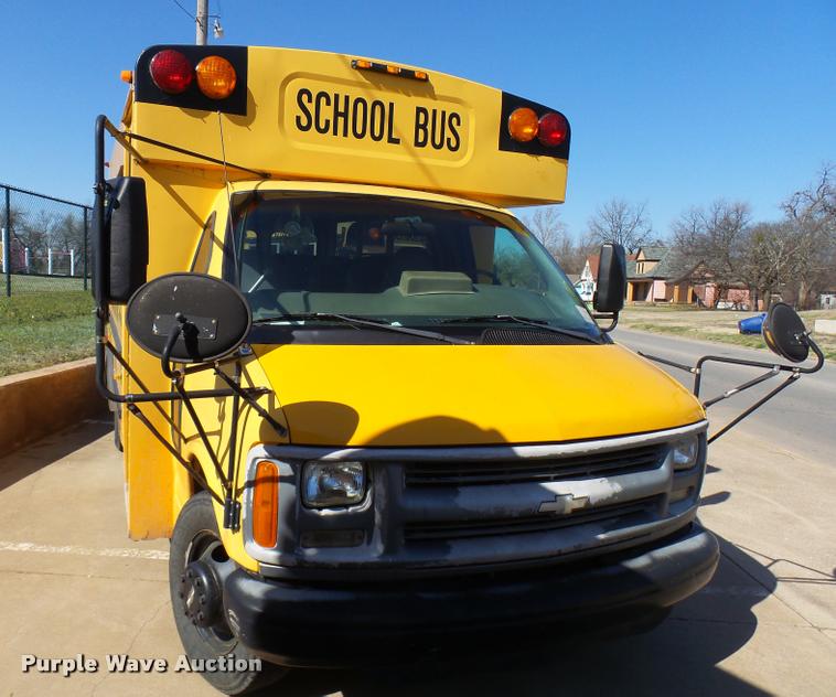 image for item DB2484 1999 Chevrolet Express 3500 Cargo school bus