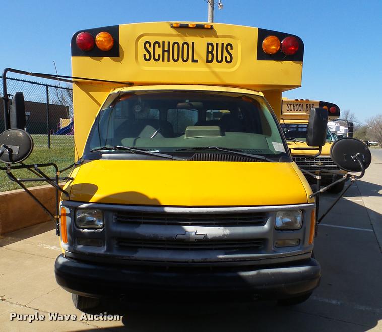 image for item DB2484 1999 Chevrolet Express 3500 Cargo school bus