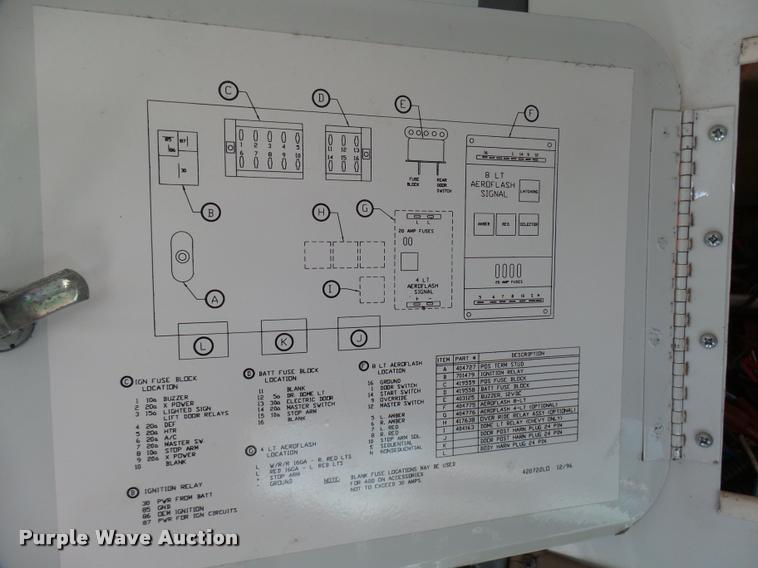 image for item DB2484 1999 Chevrolet Express 3500 Cargo school bus