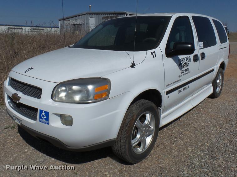 image for item DB2487 2008 Chevrolet Uplander Cargo van