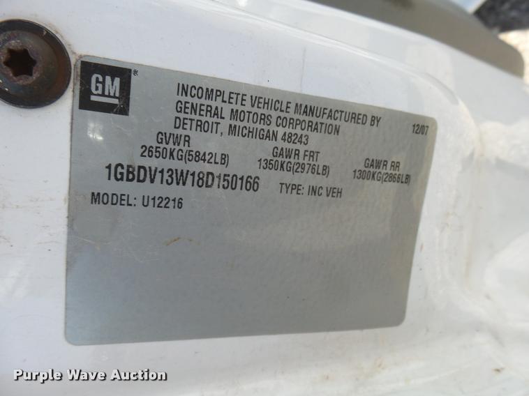 image for item DB2487 2008 Chevrolet Uplander Cargo van