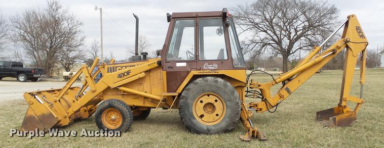 image for item DB3765 1990 Case 480F Construction King backhoe