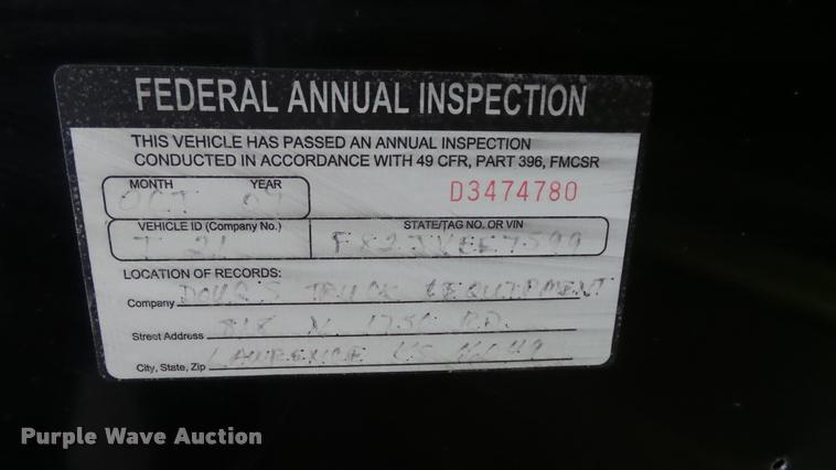 image for item DB3791 1979 Ford F800 fire pumper truck