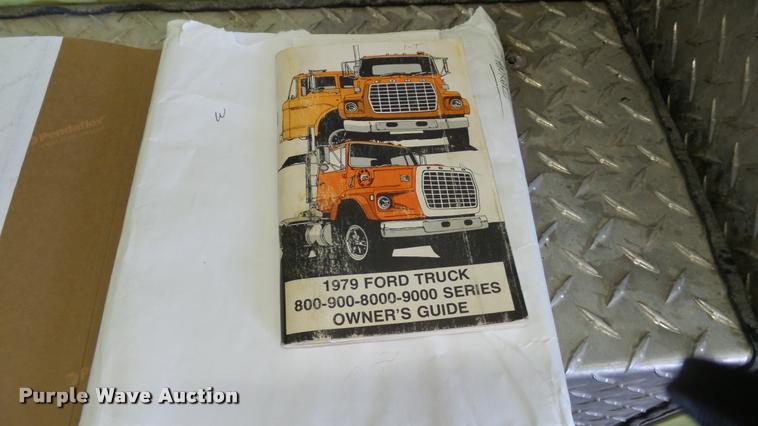 image for item DB3791 1979 Ford F800 fire pumper truck