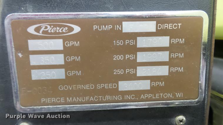 image for item DB3791 1979 Ford F800 fire pumper truck