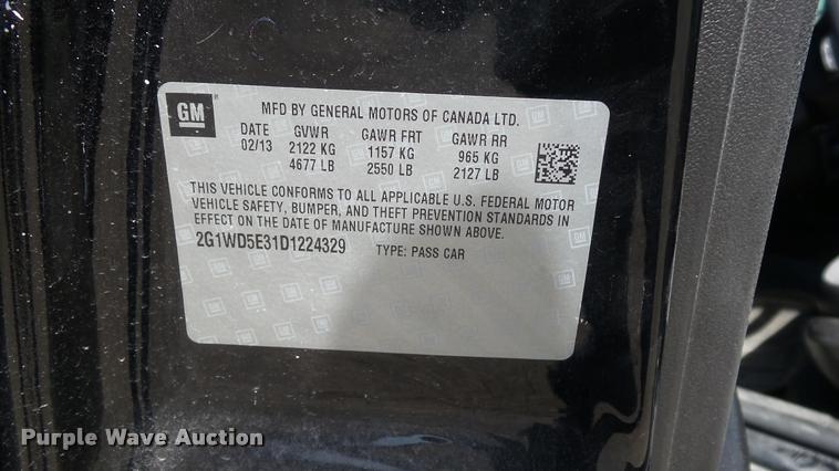 image for item DB3809 2013 Chevrolet Impala Police Cruiser