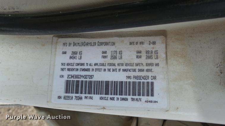 image for item DB3841 2000 Chrysler 300M