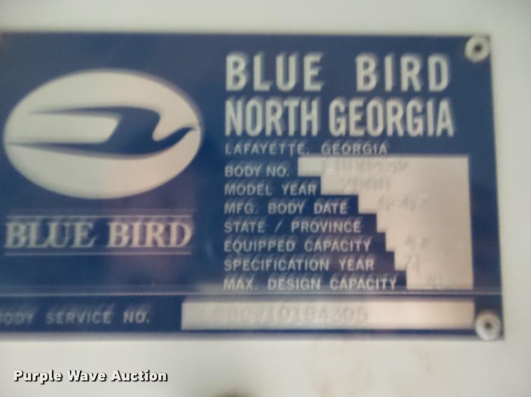 image for item DB5003 2008 Blue Bird Vision school bus