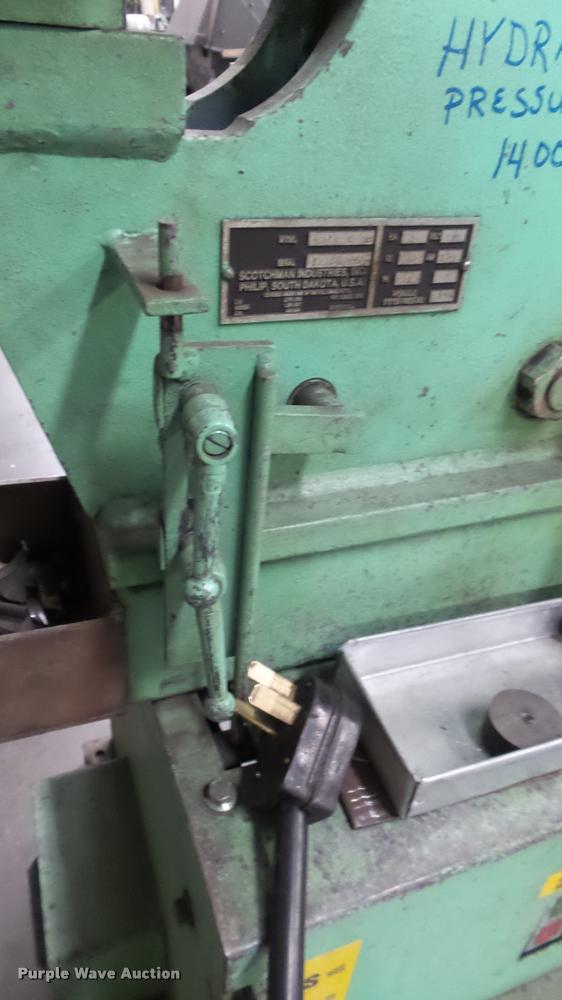 image for item DJ9467 Scotchman 4014C sheet metal hydraulic press