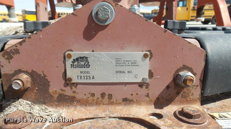 image for item DS9189 Rhino TX135A Turfflex batwing rotary mower