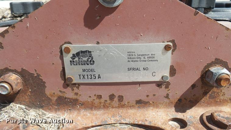 image for item DS9189 Rhino TX135A Turfflex batwing rotary mower