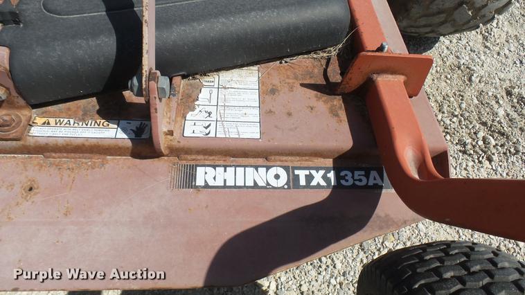 image for item DS9189 Rhino TX135A Turfflex batwing rotary mower