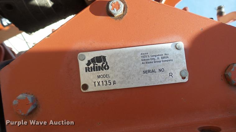 image for item DS9189 Rhino TX135A Turfflex batwing rotary mower