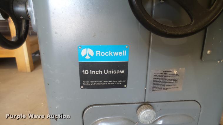 image for item DS9196 Rockwell/Delta table saw