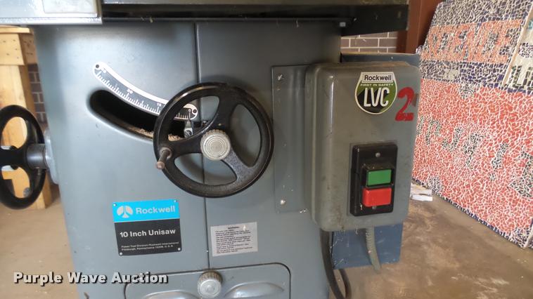 image for item DS9196 Rockwell/Delta table saw