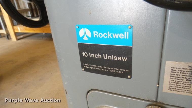 image for item DS9196 Rockwell/Delta table saw