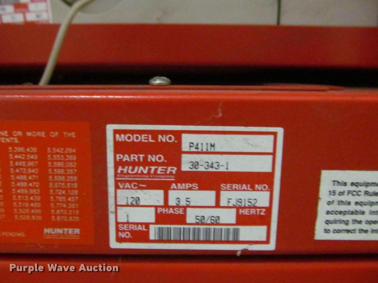 image for item DT9650 Hunter P611 alignment machine