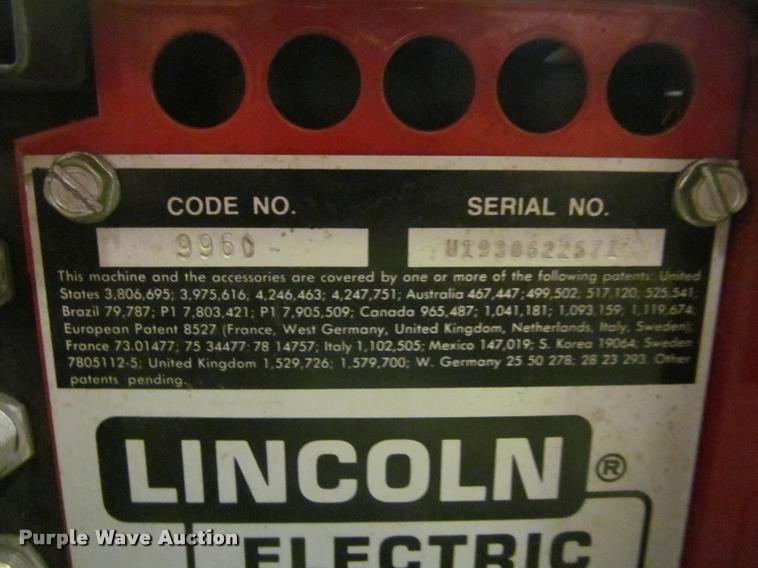 image for item DT9686 Lincoln Electric LN-9 GMC wire feeder