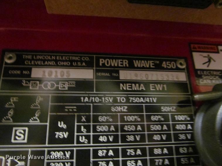 image for item DT9687 Lincoln Electric welder